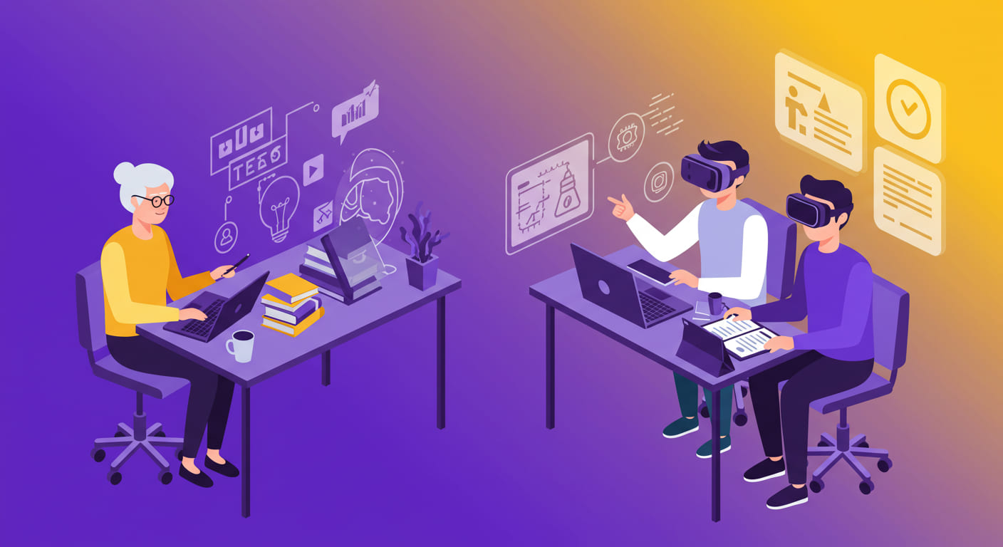 Workplace Environment Highlighting Generational Differences