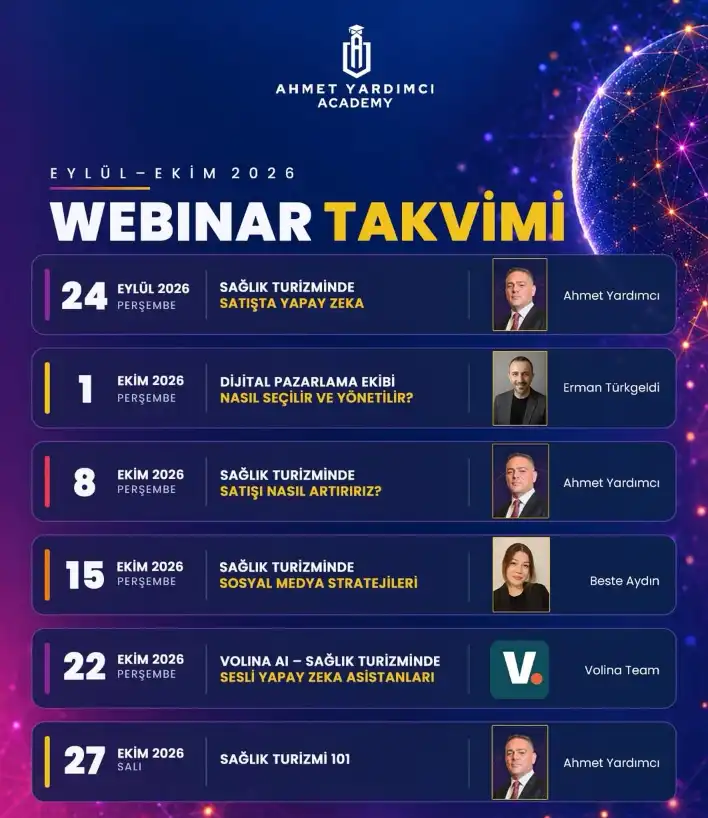 Eylül–Ekim 2026 Etkinlikleri