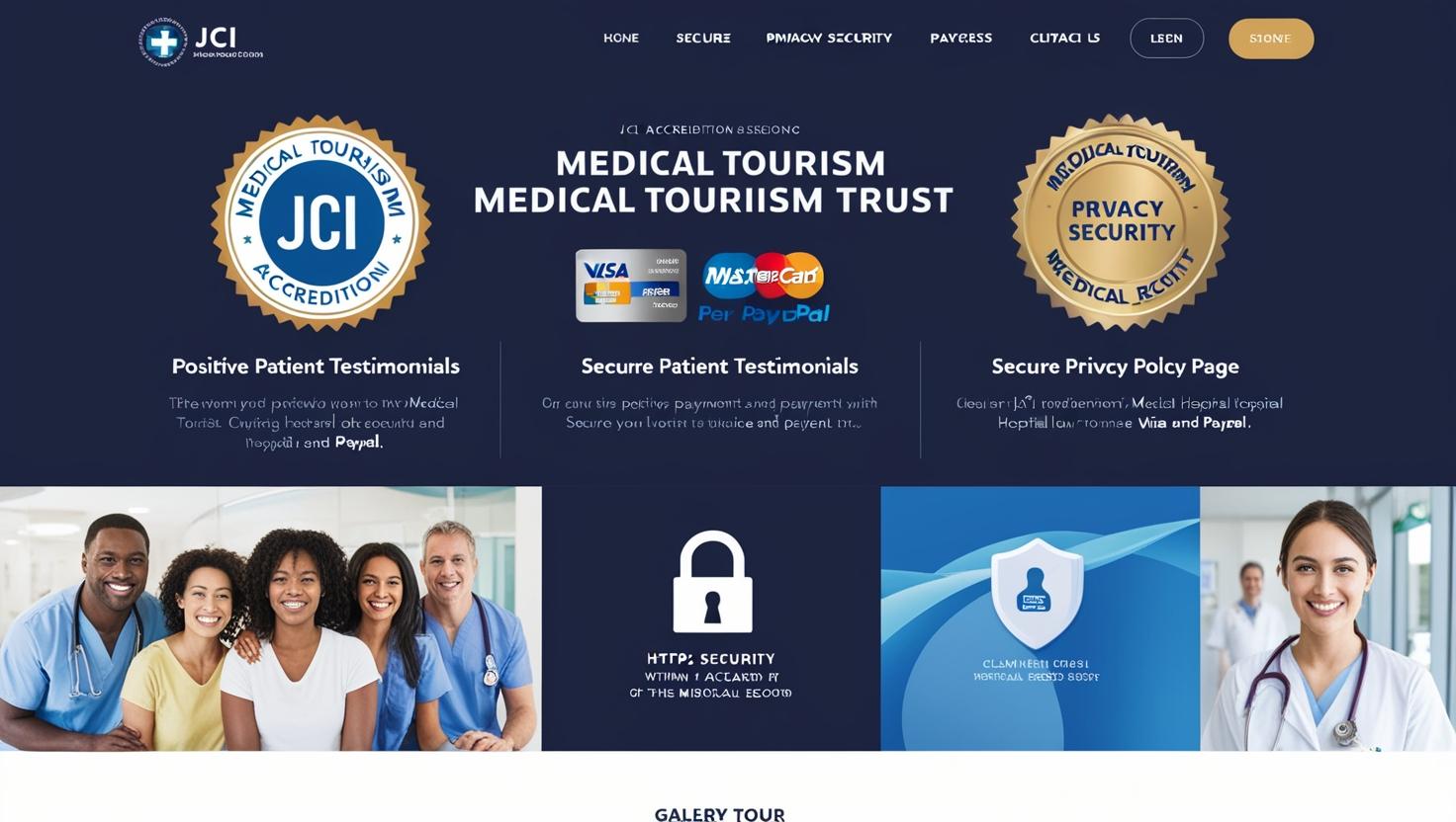 Sağlık turizmi web sitelerinde güven oluşturan elementler ve akreditasyon göstergeleri