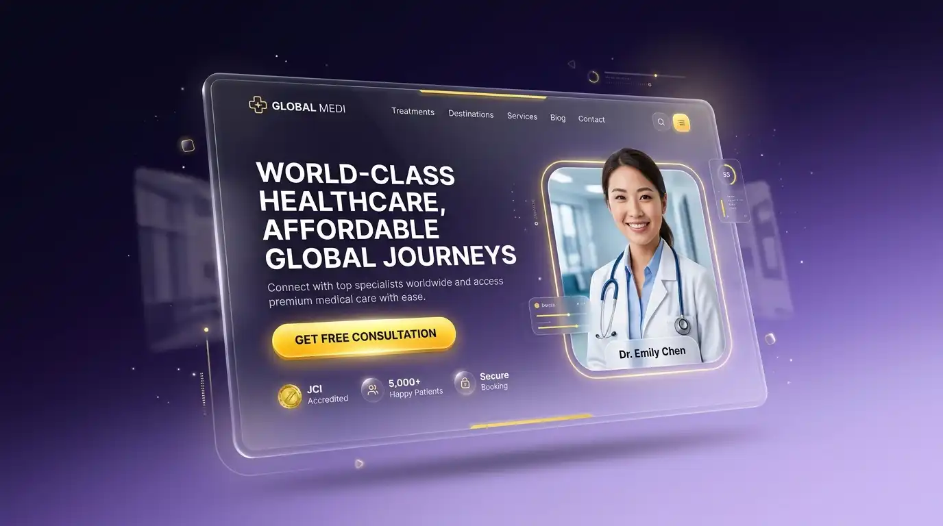 Dönüşüm odaklı sağlık turizmi landing page tasarımı
