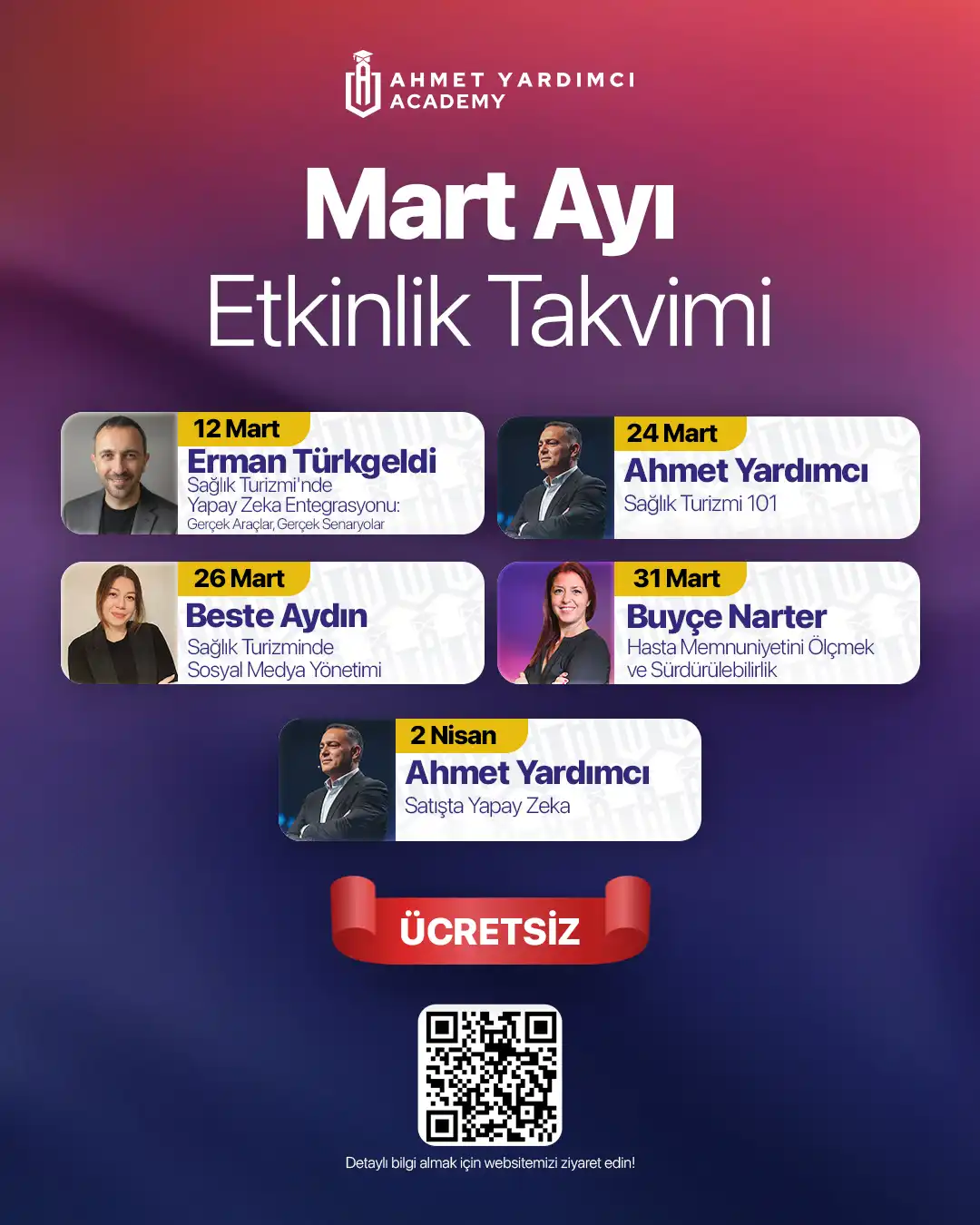 Mart 2026 Etkinlikleri