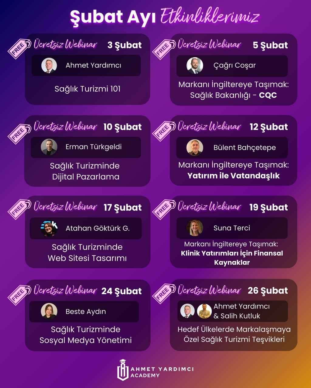 Şubat 2026 Etkinlikleri