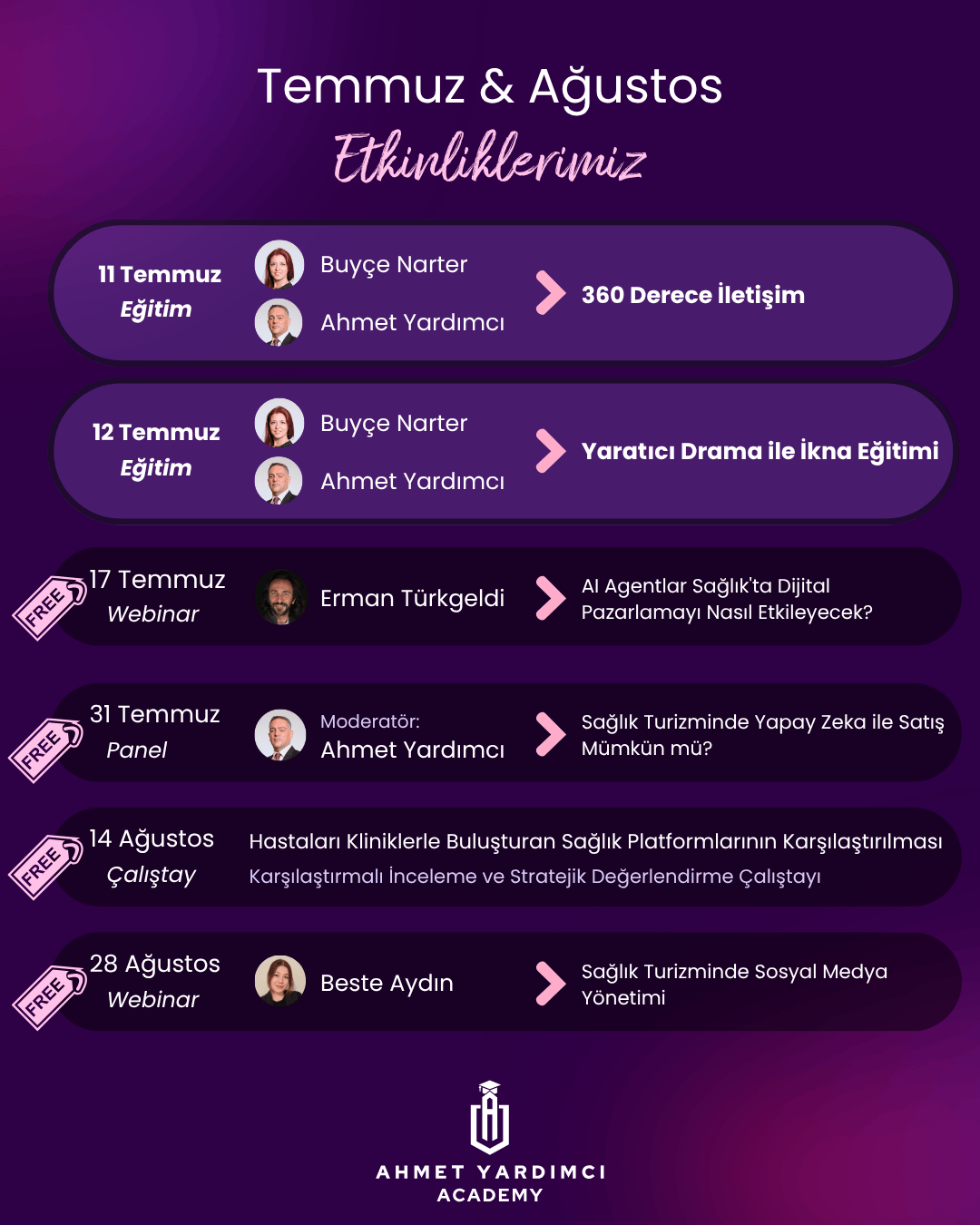 Nisan Ayı Etkinlikleri