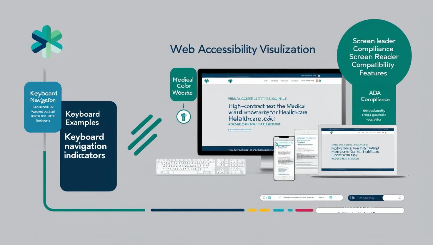 Sağlık web sitelerinde erişilebilirlik standartları ve ADA uyumlu tasarım örnekleri